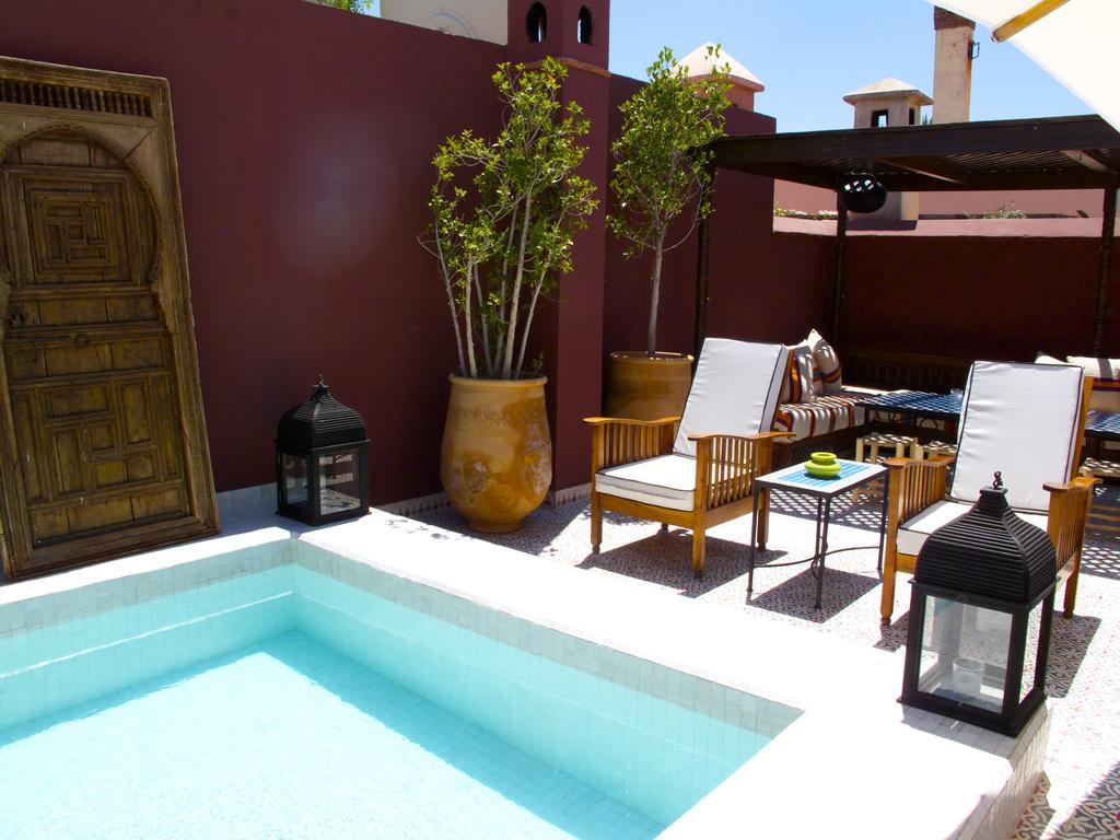 Hotel Riad Les Yeux Bleus Marrakesch Exterior foto